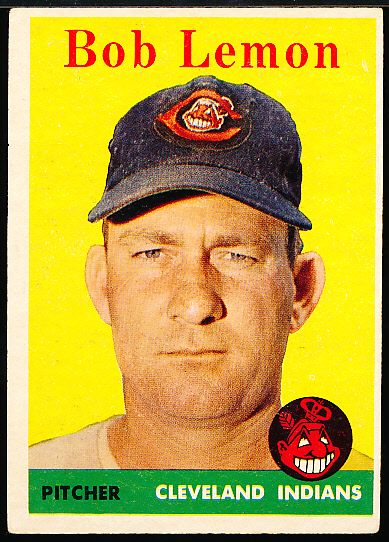 1958 Topps Bb- #2 Bob Lemon, Indians