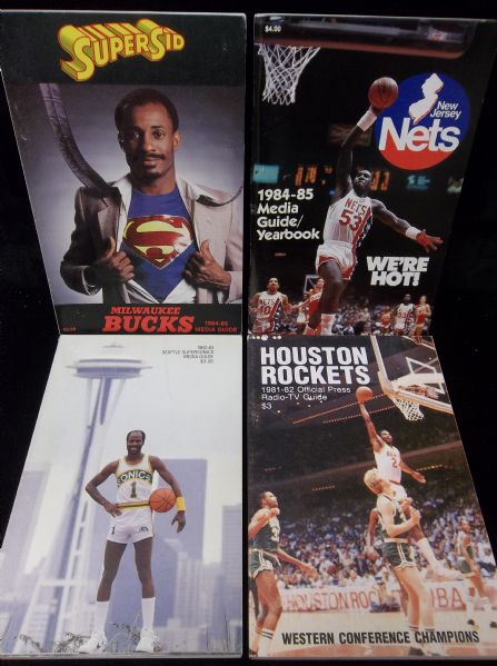 NBA Basketball Media Guides- 6 Diff.