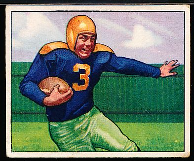 1950 Bowman Ftbl. #9 Tony Canadeo RC, Packers
