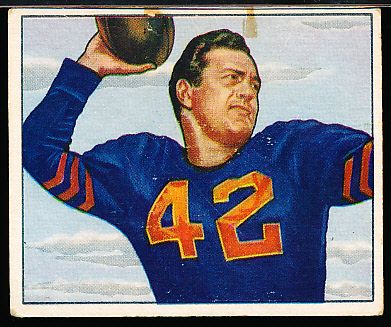 1950 Bowman Ftbl. #27 Sid Luckman, Bears