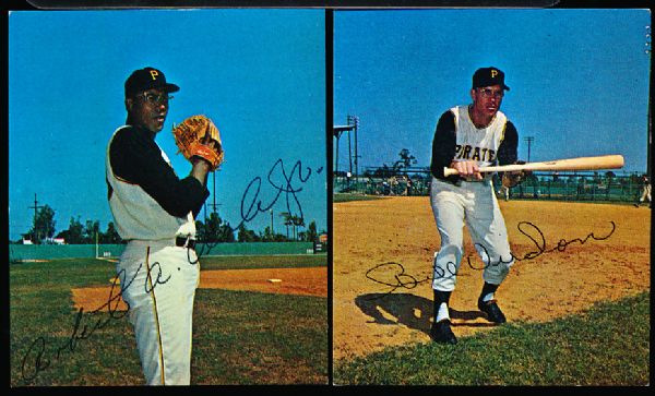 1965 Kahns Baseball- 2 Diff. Pitt. Pirates