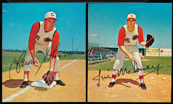 1965 Kahns Baseball- 2 Diff. Cinc. Reds