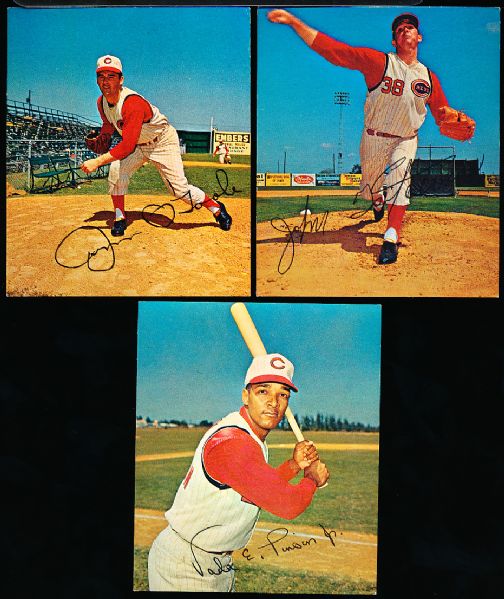 1965 Kahns Baseball- 3 Diff. Cinc. Reds