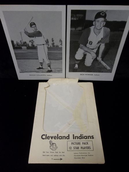 1960’s Jays Picture Pack- Opened with Set of 12 Cleveland Indians