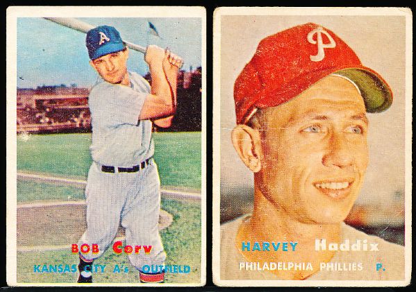 1957 Topps Bb- 2 Cards
