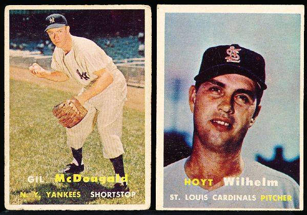 1957 Topps Bb- 5 Diff.
