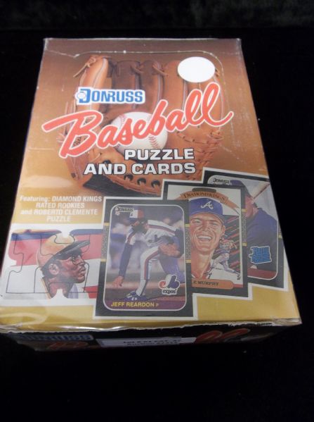 1987 Donruss Baseball- 1 Unopened Wax Box