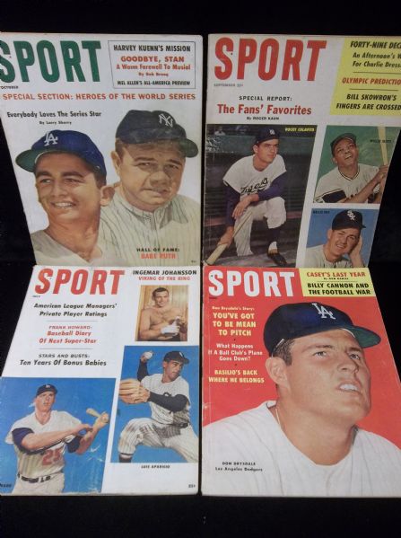 1960 Sport Magazine- 9 Diff. Issues