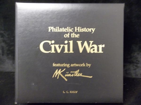 1990 Postal Commemorative Society Philatelic History of the Civil War Mort Kunstler Album & Pages