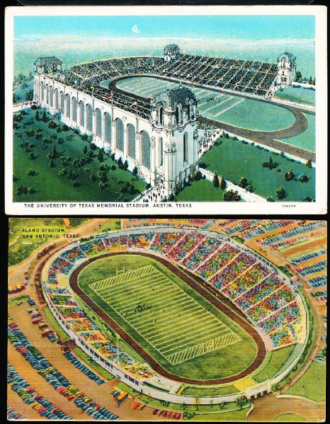 Four Texas Stadium Postcards 