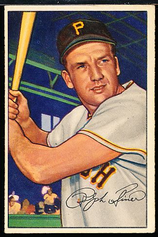 1952 Bowman Bb- #11 Ralph Kiner, Pirates