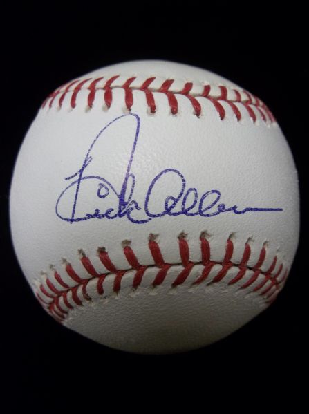 Dick Allen Autographed Official MLB Bud Selig Bsbl.- PSA/DNA Certified