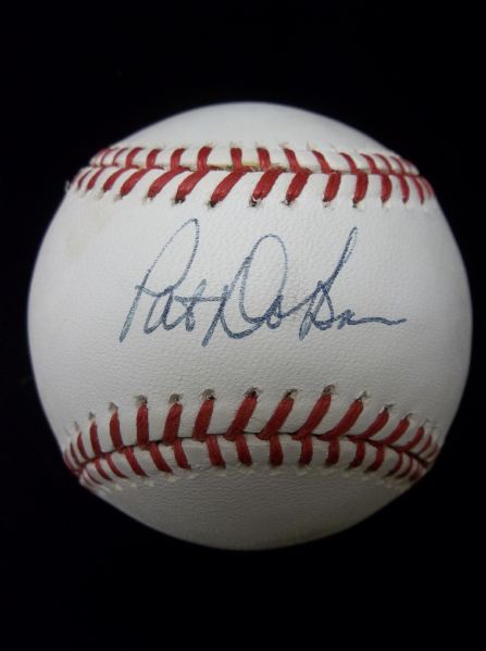 Pat Dobson Autographed Official MLB Bud Selig Bsbl.- PSA/DNA Certified