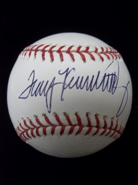 Terry Kennedy Autographed Official MLB Bud Selig Bsbl.