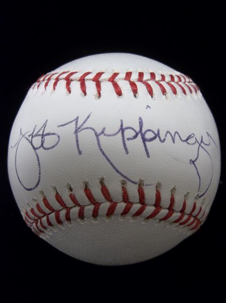 Jeff Keppinger Autographed Official MLB Bud Selig Bsbl.