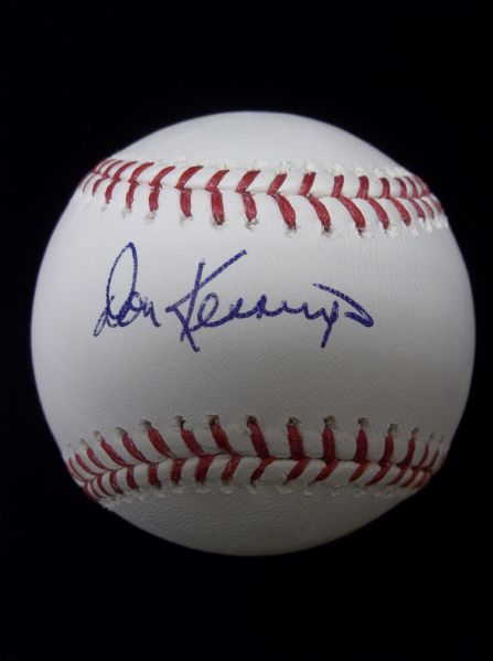 Don Kessinger Autographed Official MLB Bud Selig Bsbl.