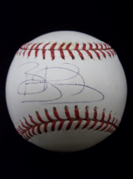 Bobby Kielty Autographed Official MLB Bud Selig Bsbl.