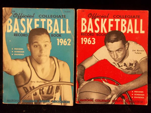 Official Collegiate Basketball Record Books- 2 Diff. (1962, 1963)