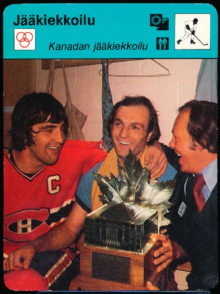 1977-80 Sportscaster Cards from Finland-Jaakiekkoilu(Hockey)- 60 Cards