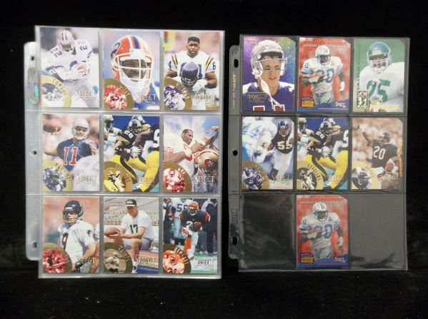 1994 Select Football Complete Set of 225 Plus Future Force Set of 12- Also a Sample set of 7