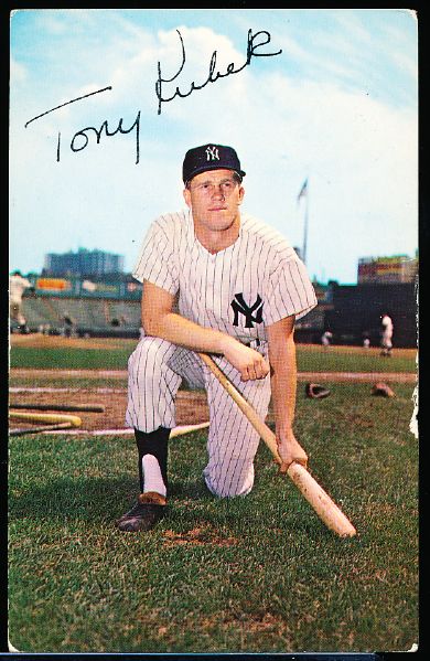 1964-68 Requena New York Yankees Bsbl. Postcards- #66684 Tony Kubek