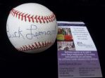 Buck Leonard Autographed Official AL Bobby Brown Bsbl.- JSA Certified
