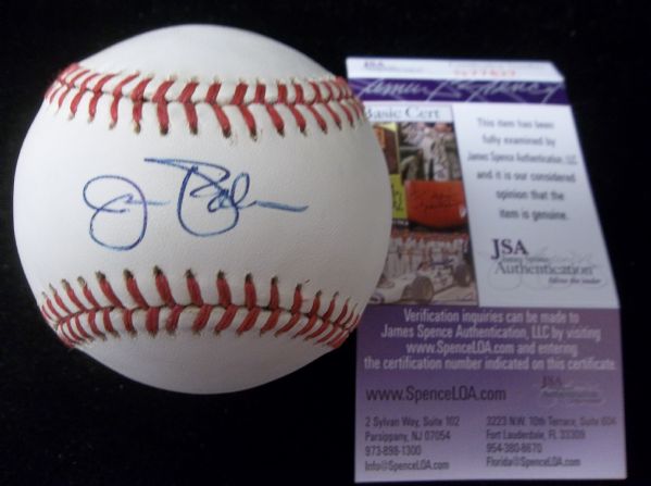 Jim Palmer Autographed Official AL Bobby Brown Bsbl.- JSA Certified