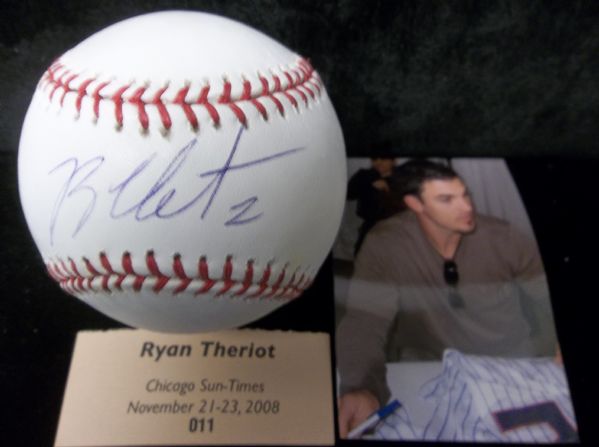 Ryan Theriot Autographed Official MLB (Selig Commissioner) Baseball