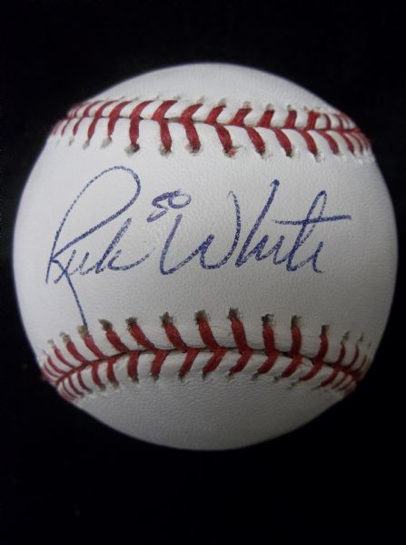 Rick White Autographed Official MLB (Selig Commissioner) Baseball