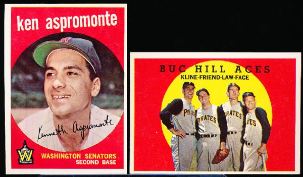 1959 Topps Bb- 12 Diff.