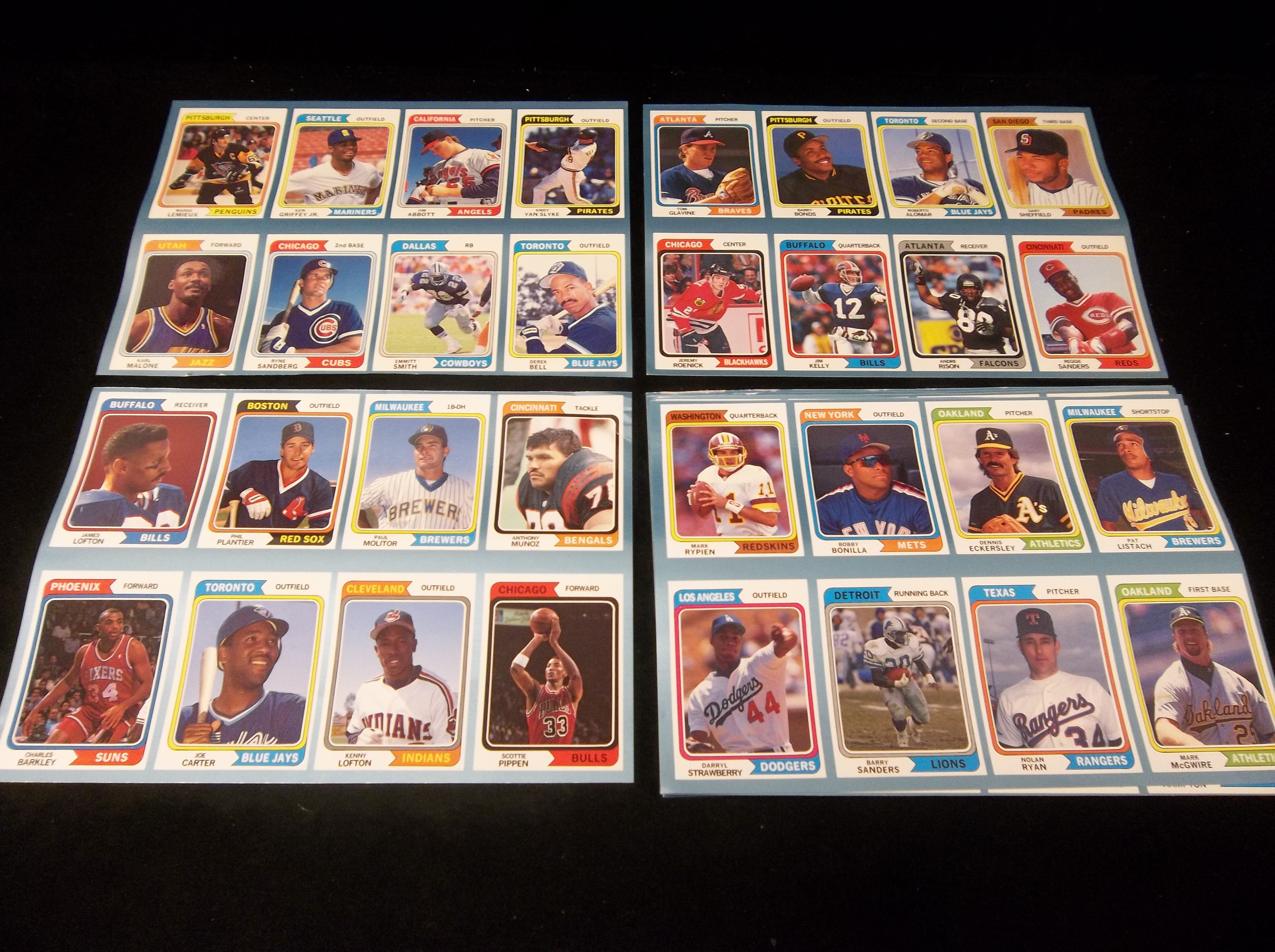 Lot Detail 1992 93 SCD Sports Card Price Guide Monthly 8 Card Uncut 