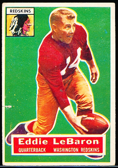 1956 Topps Football- #49 Eddie LeBaron, Redskins