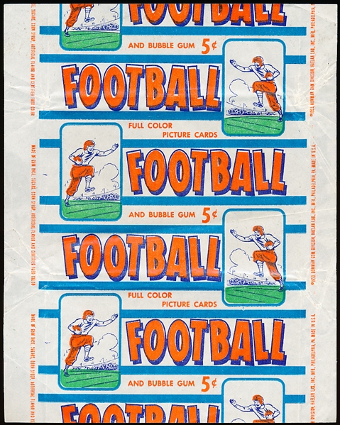 1953 Bowman Football- 5 Cent Wrapper