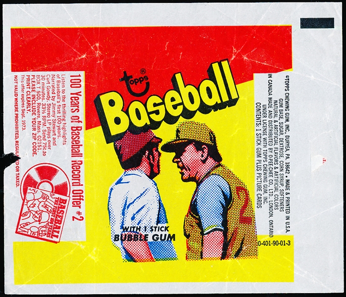 1973-1977 Topps Baseball Wrappers