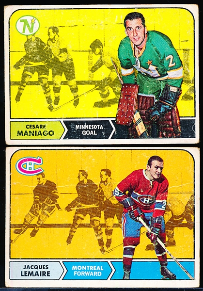 1968-69 Topps Hockey- 22 Diff. Cards