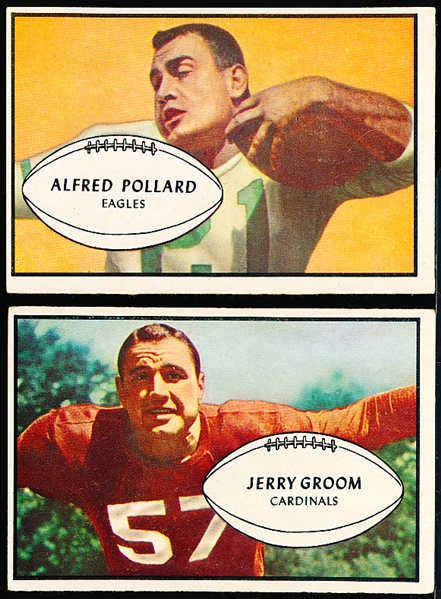 1953 Bowman Fb- 2 Cards