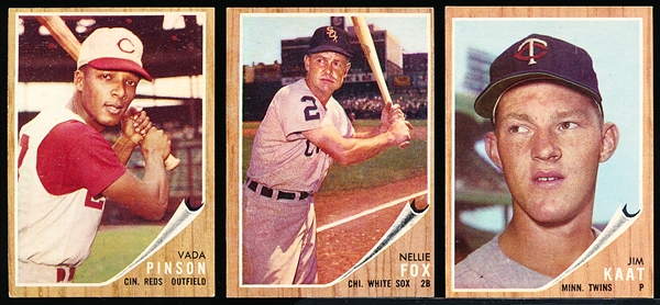 1962 Topps Bb- 4 Diff.
