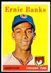 1958 Topps Baseball- #310 Ernie Banks, Cubs