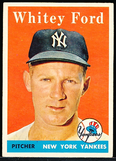 1958 Topps Baseball- #320 Whitey Ford, Yankees