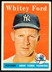 1958 Topps Baseball- #320 Whitey Ford, Yankees