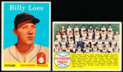 1958 Topps Baseball- 6 Diff.