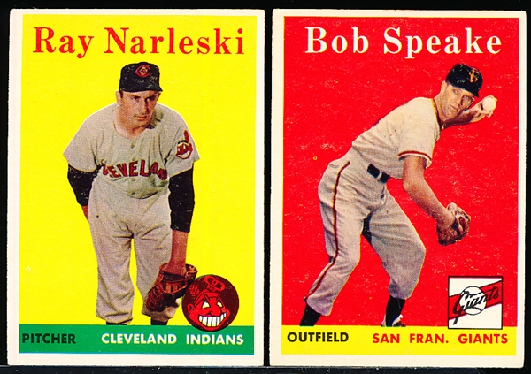 1958 Topps Baseball- 20 Diff.