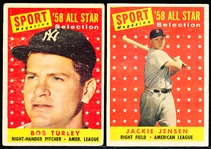 1958 Topps Baseball- 13 Diff.