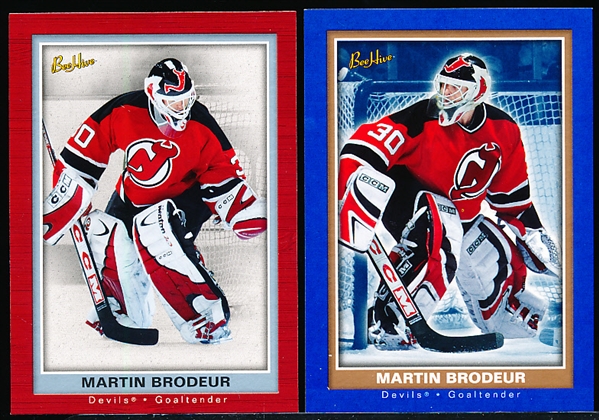 2005-06 Beehive Hockey- 108 Diff. Base (#1-90) Cards Including Border Color Parallels