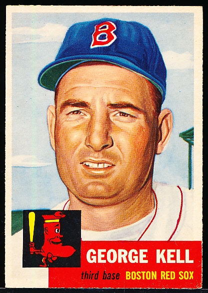 1953 Topps Bb- #138 George Kell, Red Sox- Hall of Famer! 