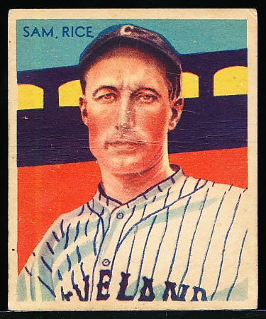 1935 Diamond Stars Bb- #32 Sam Rice, Cleveland