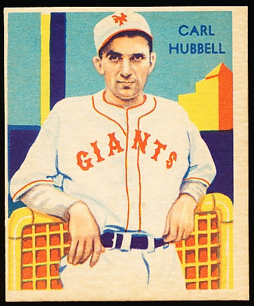 1935 Diamond Stars Bb- #39 Carl Hubbell, Giants