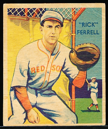 1935 Diamond Stars Bb- #48 Rick Ferrell, Red Sox