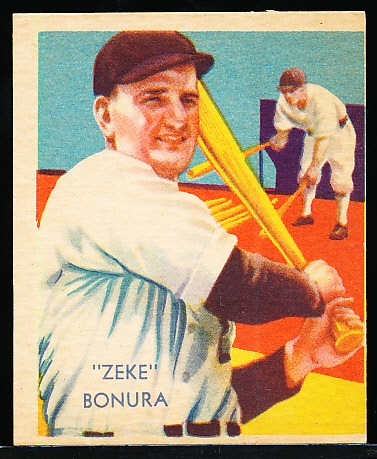 1935 Diamond Stars Bb- #65 Zeke Bonura, White Sox