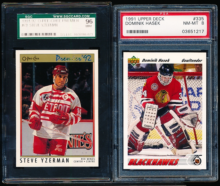 Two Graded Hockey Cards